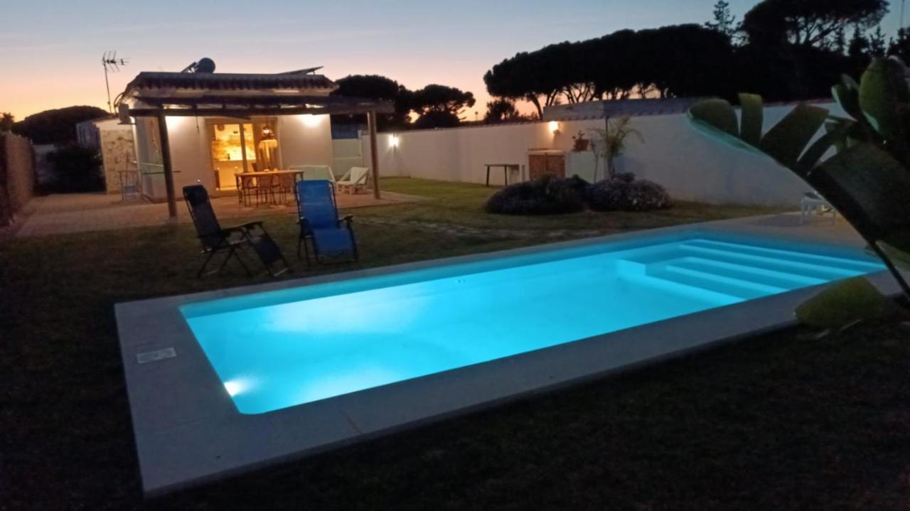 Las Casitas de la Barrosa con jardin y piscina privada Chiclana de la Frontera Exterior foto