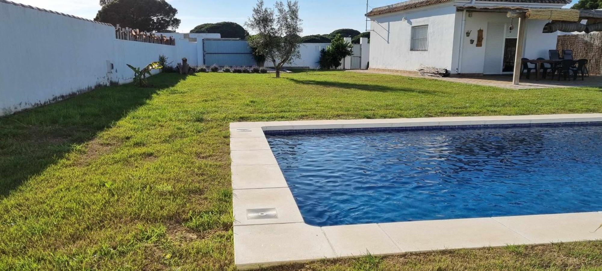 Las Casitas de la Barrosa con jardin y piscina privada Chiclana de la Frontera Habitación foto